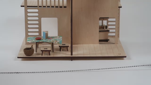 Petit vélo cargo miniature à assembler