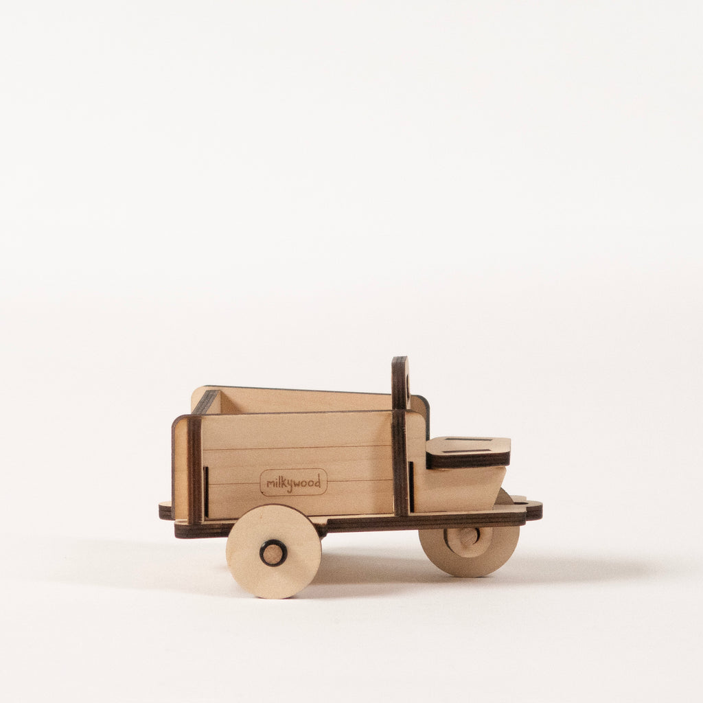 Petit vélo cargo miniature à assembler